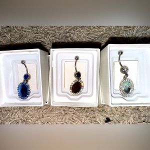 Belly Button Rings (Bundle of 3)